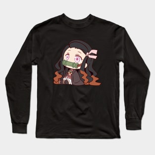 Cute Nezuko Long Sleeve T-Shirt